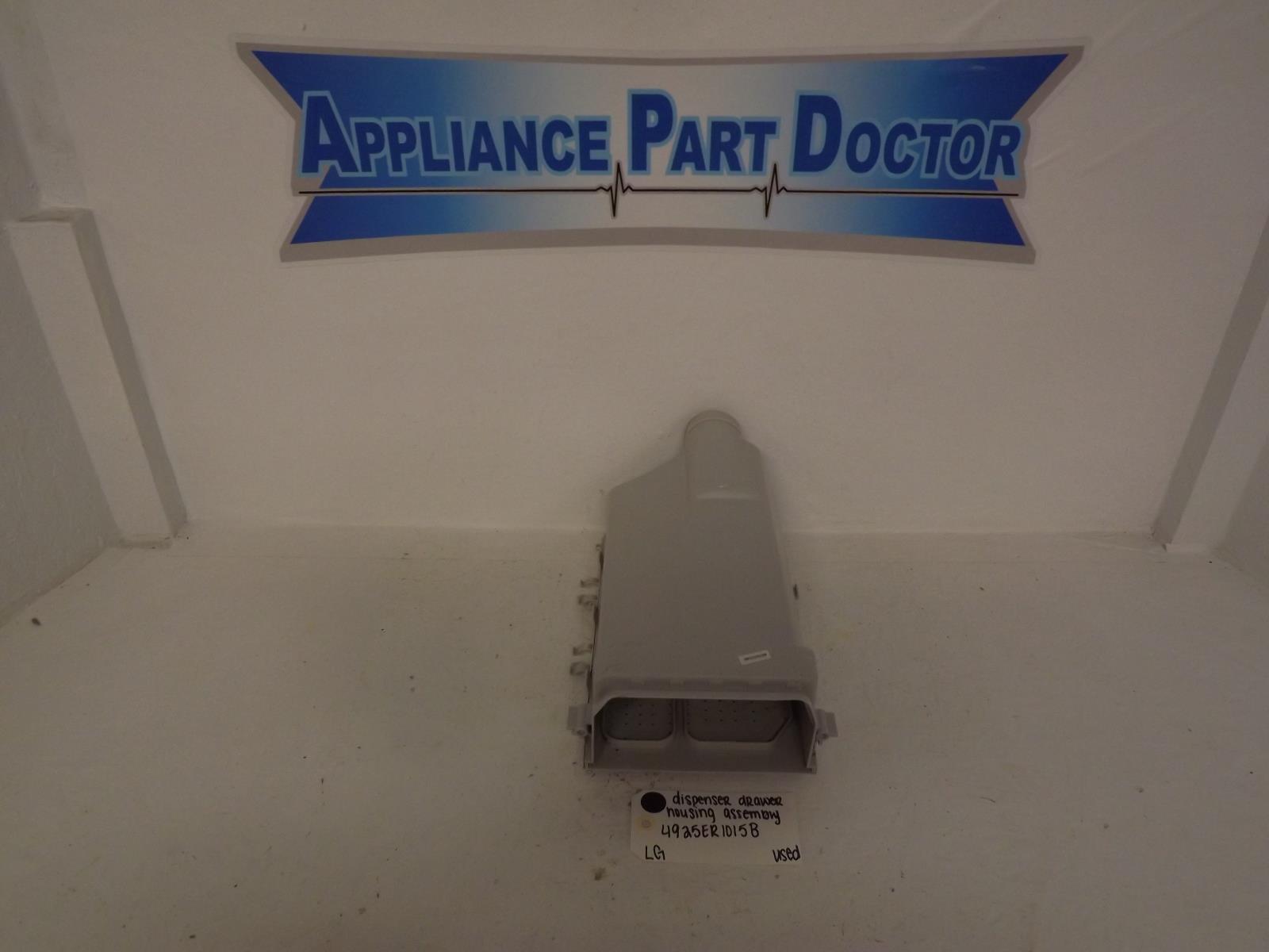 LG Washer 4925ER1015B Dispenser Drawer Housing Used LG Washer 4925ER1015B Dispenser Drawer Housing Used